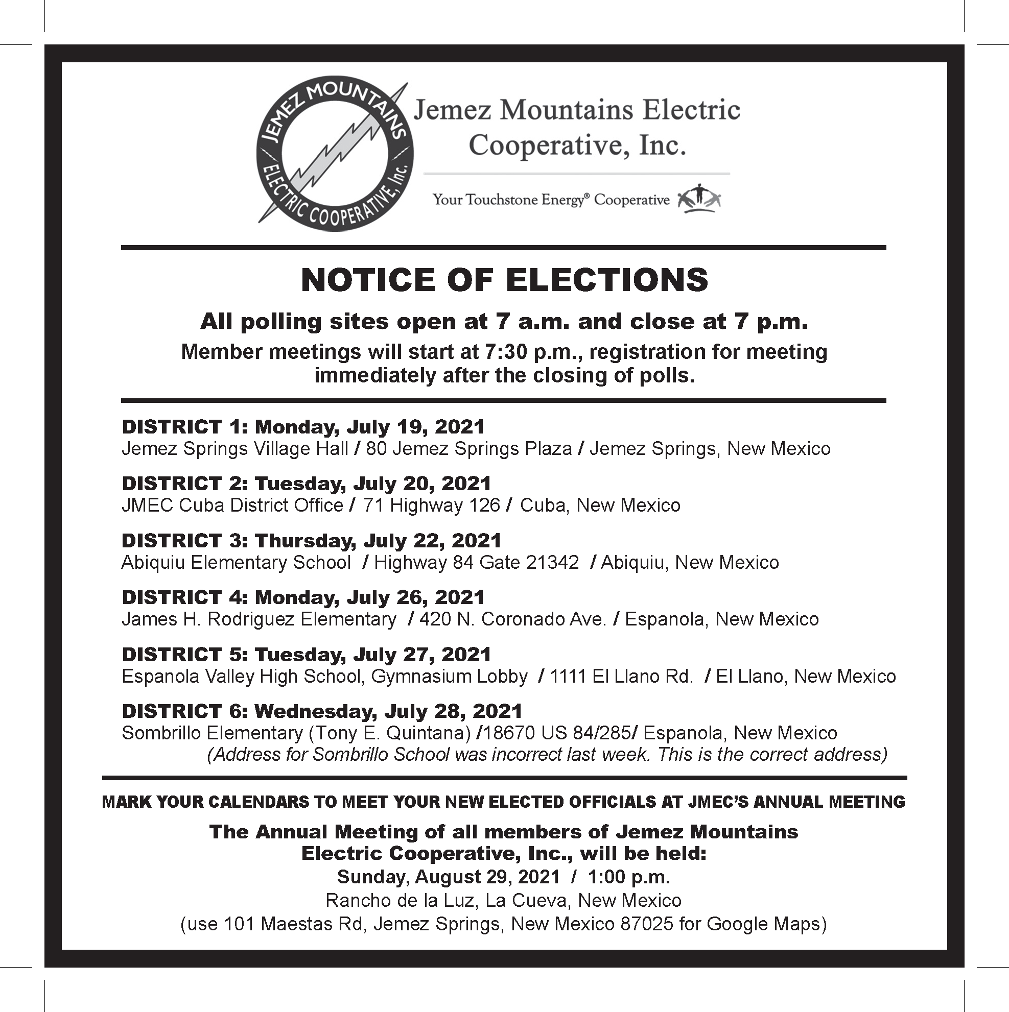 Notice